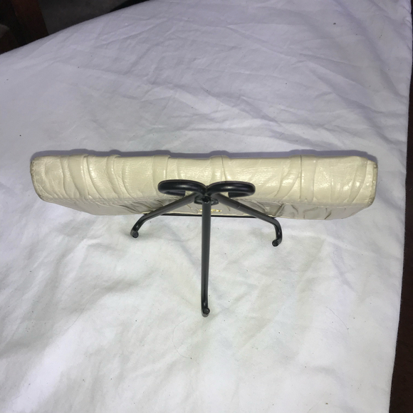 Prada Nappa Leather Gather Long Trifold Cera Cream Wallet - Picture 3 of 8